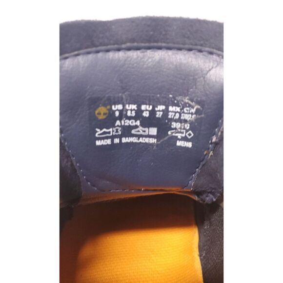 Timberland Boots Suede Chukka Cupsole MN SZ 9 A12G4 Cool Tri Color Suede Blu/Tan - Picture 10 of 13